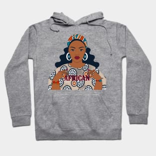 African Woman Hoodie